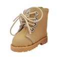 thumbnail image 1 of Zapatos de muñeca a escala 1/6, modelo en miniatura, decoración de juguetes para niños, botas hechas a mano, accesorio para muñecas de 20cm, regalo , marrón, 1 of 8