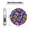 thumbnail image 3 of Bingfone Paint Butterflies Print Compact Vanity Makeup Mirror for Men Women Girls for Pocket Purse Wallet Handbag,Portable Small Handheld Beauty Mirror-Round Shape, 3 of 9