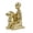 Gold BY25090, variant on Yihuala Unique Sculpture Showcasing Emotional Connection of and Dog Resin Craft Figurine Ornament for Living Room Accent