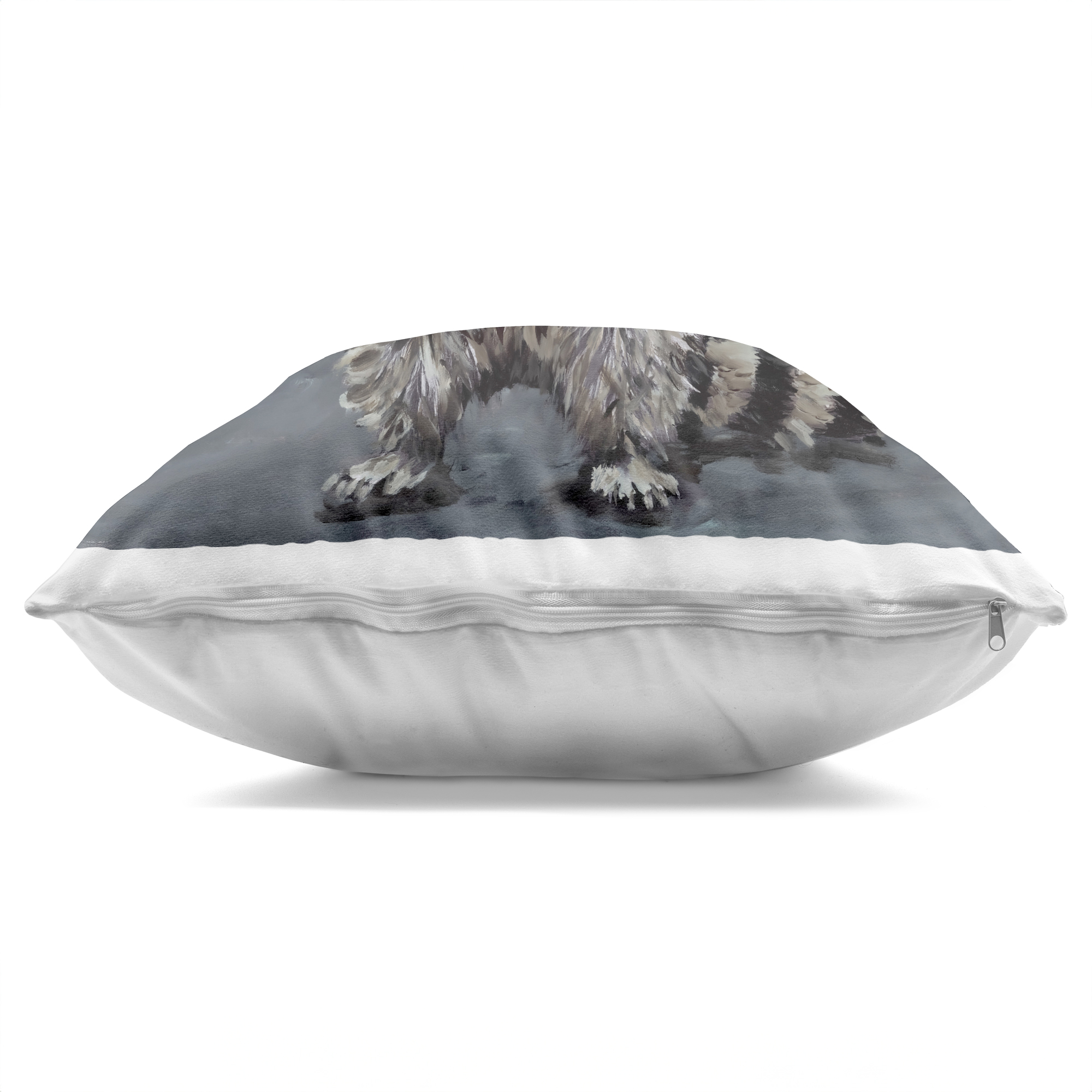 Stupell Industries Fitness Raccoon with Weights Decorative Printed Throw Pillow, design by Studio Bautista