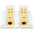 thumbnail image 4 of KAKOWELY power distribution block Power Distribution Block for Car Audio Systems Dual 4 Gauge Inputs to Eight 8 Gauge Outputs Splitter for Amplifiers and Subwoofers, 4 of 5