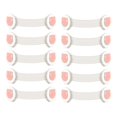 thumbnail image 4 of Cerraduras de correa de seguridad para niños Zulema 10 piezas de seguridad Rosa, 4 of 8