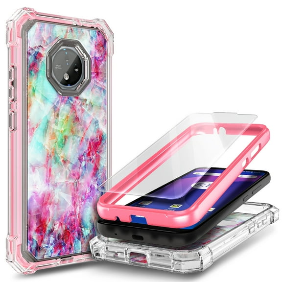 NGB SUPREMACY For Orbic JOY 2 Phone Case (RC656V) Screen Protector Full-Body Protective Shockproof Bumper Orbic JOY 2 Case