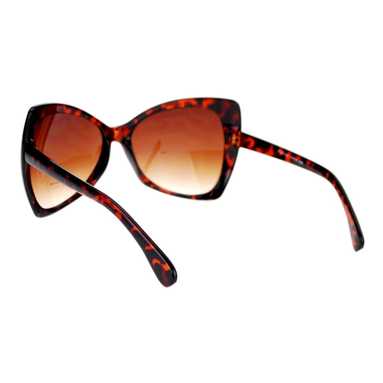SA106 Unique Oversized Cat Eye Hybrid Butterfly Sunglasses  display picture 1