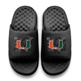 thumbnail image 2 of Unisex ISlide Black Miami Hurricanes Motive Slide Sandals, 2 of 5