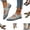 Gray, variant on YOUYEDIAN Womens Mary Jane Shoes Work Non Slip Slip on Ballet Flats Shoes Spring Trendy Wide Closed Toe Low Heels Walking Shoes