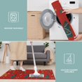 thumbnail image 6 of Red Christmas Gingerbread Man Pattern Kitchen Rugs Sets Of 3,Kitchen Runner Rugs Non Skid Washable,Decorative Kitchen Floor Mats for Kitchen,Sink,Laundry,17"x30"+ 17"x47" + 17"x59", 6 of 6