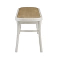 thumbnail image 6 of Linon Barton Bentwood Bench, White/Natural, 6 of 9
