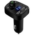 thumbnail image 4 of Cargador de coche de llamada manos libres, receptor de radio transmisor FM inalámbrico Bluetooth, adaptador estéreo de música de audio Mp3, USB dual, 4 of 5