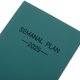 thumbnail image 5 of 1 Libro A6 Planificador español Shedulte de bolsillo portátil con vistas mensuales y semanales Planificador semanal de bloc de notas Profesional Planner de notas profesionales, 5 of 5