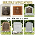 thumbnail image 4 of White Tombstone Marker Pen, Waterproof Stone Inscription Touch-up, 2-Pack, 4 of 7