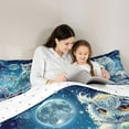 thumbnail image 5 of Homewish Animal Owl 2pcs Bedding Comforter Set For Teens Female Men,Exotic Style Twin Comforter Sets,Bohemian Boho Theme Breathable Bedding Set,Ultra Soft Home Decor,Reversible, 5 of 8