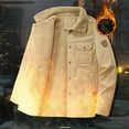 thumbnail image 2 of Men's Winter Warm Padded And Thickened With Pockets Casual Style Lapel Coat Jacket, 2 of 5