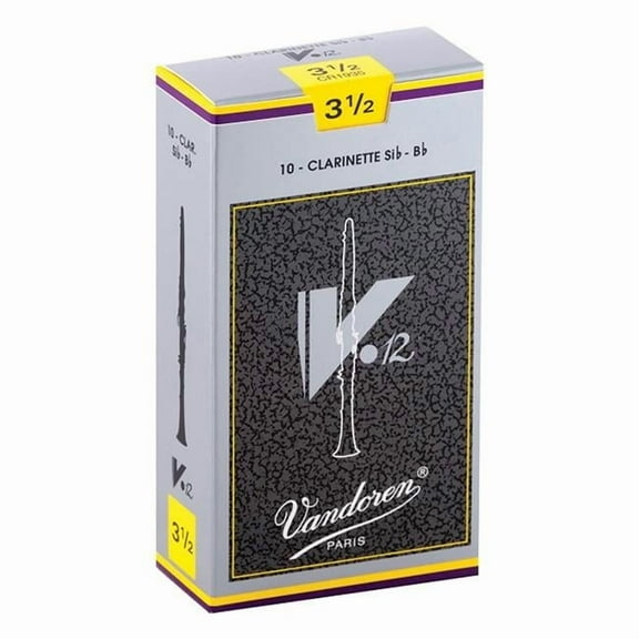 Vandoren  V12 Bb Clarinet Reeds - Strength No. 3.5