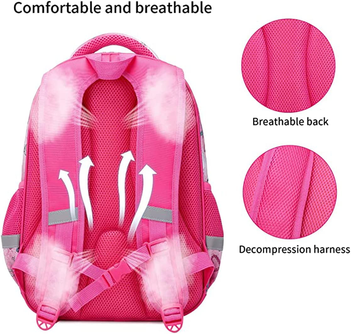Cusangel Kids Backpack, Durable Cute Multi Compartment Preschool Elementary  Primary Backpack for Boys Girls (SKY)