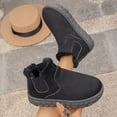 thumbnail image 5 of Women's Fashionable Casual Versatile Plus Size Fleece Lined Thick Warm Winter Snow Boots For All Day Comfort Style, 5 of 8