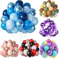 thumbnail image 2 of Globos metálicos de látex perlado, confeti dorado, para cumpleaños, bodas, baby showers y decoración de fiestas, 31, 36, 37, 51 y 101 unidades., 2 of 5
