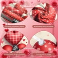thumbnail image 4 of Red Heart Valentine's Day Banner Romantic Heart Backdrop Pink Background Gold Leaves Love Display for Valentine's Day Party Romantic Date Photo Shoot, 4 of 9