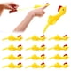 thumbnail image 4 of Tholdsy Eyección Chick Material TPR Juguetes divertidos Elástico Lanzamiento volador Pollo amarillo Sticky Juguete Dedo Pájaros Juguetes novedosos y de broma Amarillo Tholdsy FN009878-01, 4 of 6