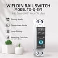 thumbnail image 2 of Mistaha Solution pour Maison Intelligente : Disjoncteur Intelligent Tongou Tuya WiFi avec Télécommande et Contrôle Sans Fil, Surveillance en Temps Réel et Intégration Intelligente - Noir 25A (avec Mesure), 2 of 6