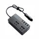 thumbnail image 1 of Inversor De Automóvil De 12 V A 220 V Convertidor De Automóvil Multifuncional Enchufe De Transformador De Potencia De Automóvil Con Carga Rápida Qc3.0 2 Salidas De Ca 4 Puertos Usb Para Automóvil Inevent VI005239-00, 1 of 6