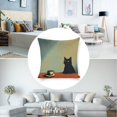 thumbnail image 3 of black cat coffee linen toss pillowcase decoration pillowcase gifting preferred 24x24 inch cushion cover sofa pillowcase sofa bedroom living room car, 3 of 8