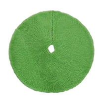 Cheapark Plush Christmas Tree Skirt - Round Non-Slip Rug, Merry Xmas Decor for Living Room & Bedroom, Soft Floor Carpet for Tree Bottom Ambiance