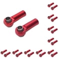thumbnail image 2 of Vogacara 2 uds soporte de cabeza de bola componente de actualización profesional junta de enlace Universal hilo inverso positivo extremos de barra de Rojo 10piezas Vogacara CBP318304, 2 of 5