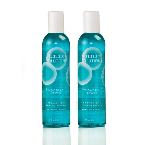 Gel propio para nadadores Summer Solution - 8 oz. oz.(236 ml) Paquete de 2
