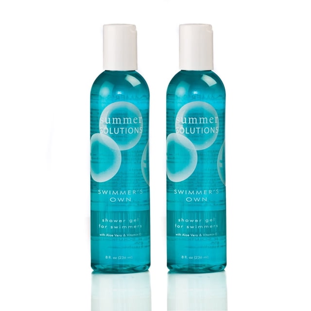 Gel propio para nadadores Summer Solution - 8 oz. oz.(236 ml) Paquete de 2