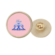 thumbnail image 1 of Constelación de balanza Broche de oro metálico circular, 1 of 3
