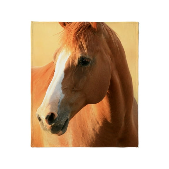 CafePress - Horse Throw Blanket - Soft Fleece Throw Blanket, 50"x60" for All Ages