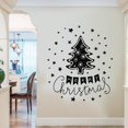 thumbnail image 1 of Star Christmas Tree With Stars Window Cling Stickers - Seasonal Christmas Window Decorations, 1 of 4