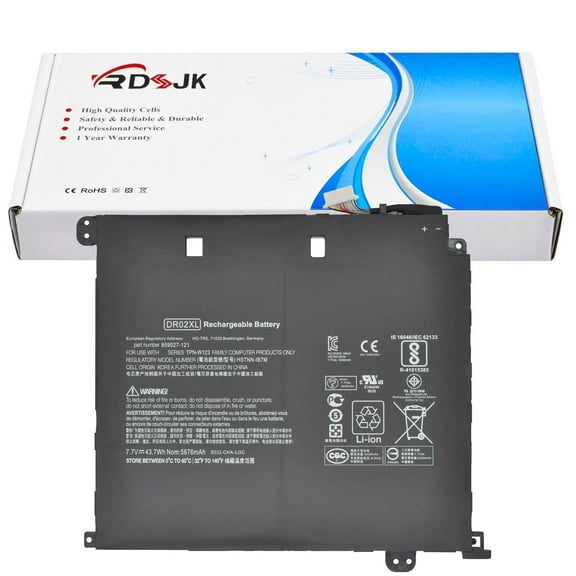 New DR02XL 7.7V 43.7Wh Laptop Battery for HP Chromebook 11 G5 Series 11-V000NQ 11-V000UR 11-V001NA 11-V025WM 11-V050NA DR02043XL HSTNN-IB7M HSTNN-LB7M 859027-121 859027-421 859027-1C1 859357-855