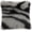 Grey, variant on Fennco Styles 18" x 18" Modern Animal Zebra Print Throw Pillow, White