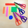 thumbnail image 3 of BAZIC 6.5" Decorative Paper Edge Scissor Set, Assorted Color, 6-Pack, 3 of 5