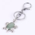 thumbnail image 1 of Crystal Stone Turtle Pendant Car Keychains for Ladies Men Bag Keyrings Buckle, 1 of 6