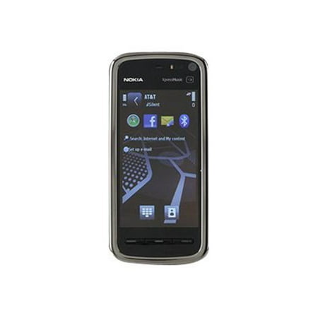 Nokia 5800 - Navigation Edition - 3G smartphone - microSD slot - LCD display - 3.2" - 640 x 360 pixels - rear camera 3.2 MP - black, chrome