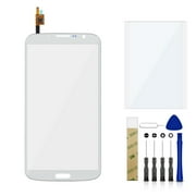 For Sprint Samsung Galaxy Mega 6.3 L600 SPH-L600 Replacement Front Touch Screen Outer Glass Lens Tool White