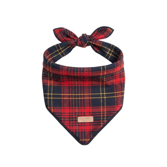 Red Plaid Bandana