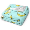thumbnail image 2 of Cute Banana Blanket, Soft Blankets Flannel Bed Throw Cozy Lightweight Plush Gifts for Women Men Boys Girls Kids Sofa Couch Bedroom Living Rooms Warm All Season, Home Decor, Small 50"x40", 2 of 6