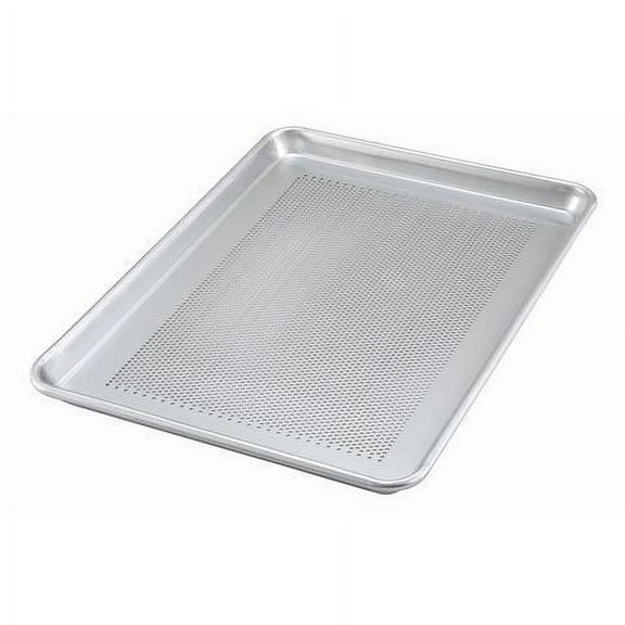 Winco ALXP-2618P, 18x26-inch Aluminum Sheet Pan, Perforated, 16 Gauge