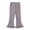 Purple, variant on GYRATEDREAM 1-8 Years Toddler Baby Girl Flare Pants Bell Bottom Solid Pants with Ruffle Elastic Waist Leggings Trousers