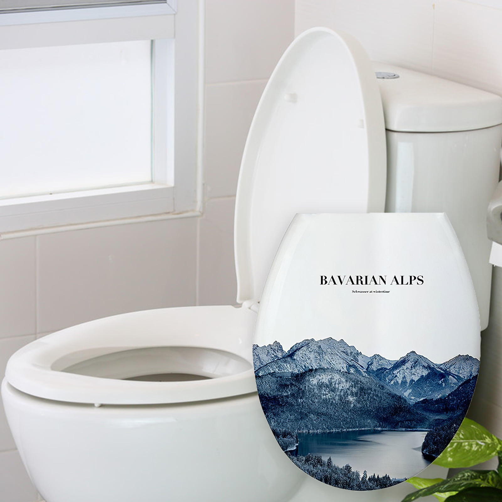 High-Quality Surface Stable Hinges Easy to Mount Wide Choice of New Toilet Seats Soft Close Toilet Seat Alps 