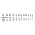 thumbnail image 1 of 24 Pack Macaroon Solid Colorful Press on Nails Artificial DIY Durable French Graceful Colorfast Acrylic Nail for Manicure Salons 21, 1 of 8