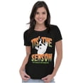 thumbnail image 3 of Halloween Season of Ghouls Goblins Womens Slim Fit Graphic Tee Brisco Brands S, 3 of 5