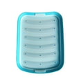 thumbnail image 2 of OEFNTAC 6-Cavity Silicone Hot Dog Mold with Lid for Baking Sausages Steaming Kitchen Food Prep 6.89x5.31x1.26in, 2 of 6
