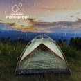thumbnail image 3 of Camping Tent, Family Tent Portable Automatic Hiking Tent Waterproof Backpacking Tent  for Family 3-4 Person, 3 of 7