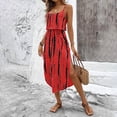 thumbnail image 5 of Ruimatai Women's Casual Sleeveless Dress Printed Side Slit Backless Summer Beach Party Mini Dress Lightweight Comfortable Polyester, 5 of 9