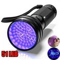 thumbnail image 1 of 51 UV LED Scorpion Detector Hunter Finder Ultra Violet Blacklight Flashlight - 1 Pack, 1 of 9